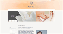 Desktop Screenshot of ethica.pl